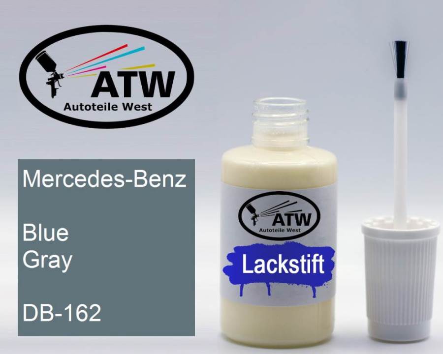 Mercedes-Benz, Blue Gray, DB-162: 20ml Lackstift, von ATW Autoteile West.